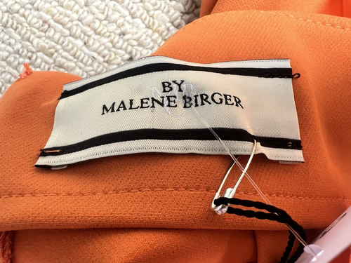 By Malene Birger - orange stretchy fitted skirt - BNWT - size D 38 / UK 8-10 - Picture 4 of 5