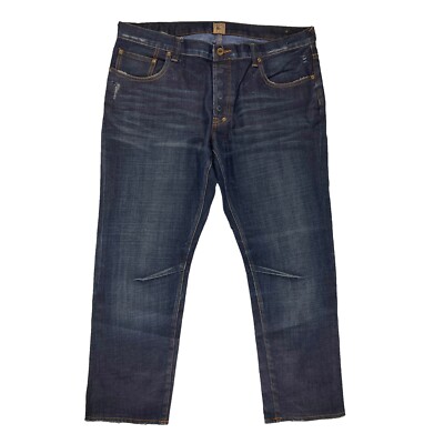 Prps ジーンズ PRPS Barracuda Distressed Blue Denim Jeans Mens 38x28 (Measured 40