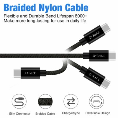 ACANDYA Cavo USB C Ricarica Rapida per OnePlus 10T Nord 2T 5G, 1M/3.3FT 125W ACANDYA Cavo USB C Ricarica Rapida per OnePlus 10T Nord 2T 5G, 1M/3.3FT 125W