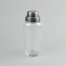 WMF NS Cocktail Shaker - Glas - versilbert - Vintage - alt - Bienenkorb