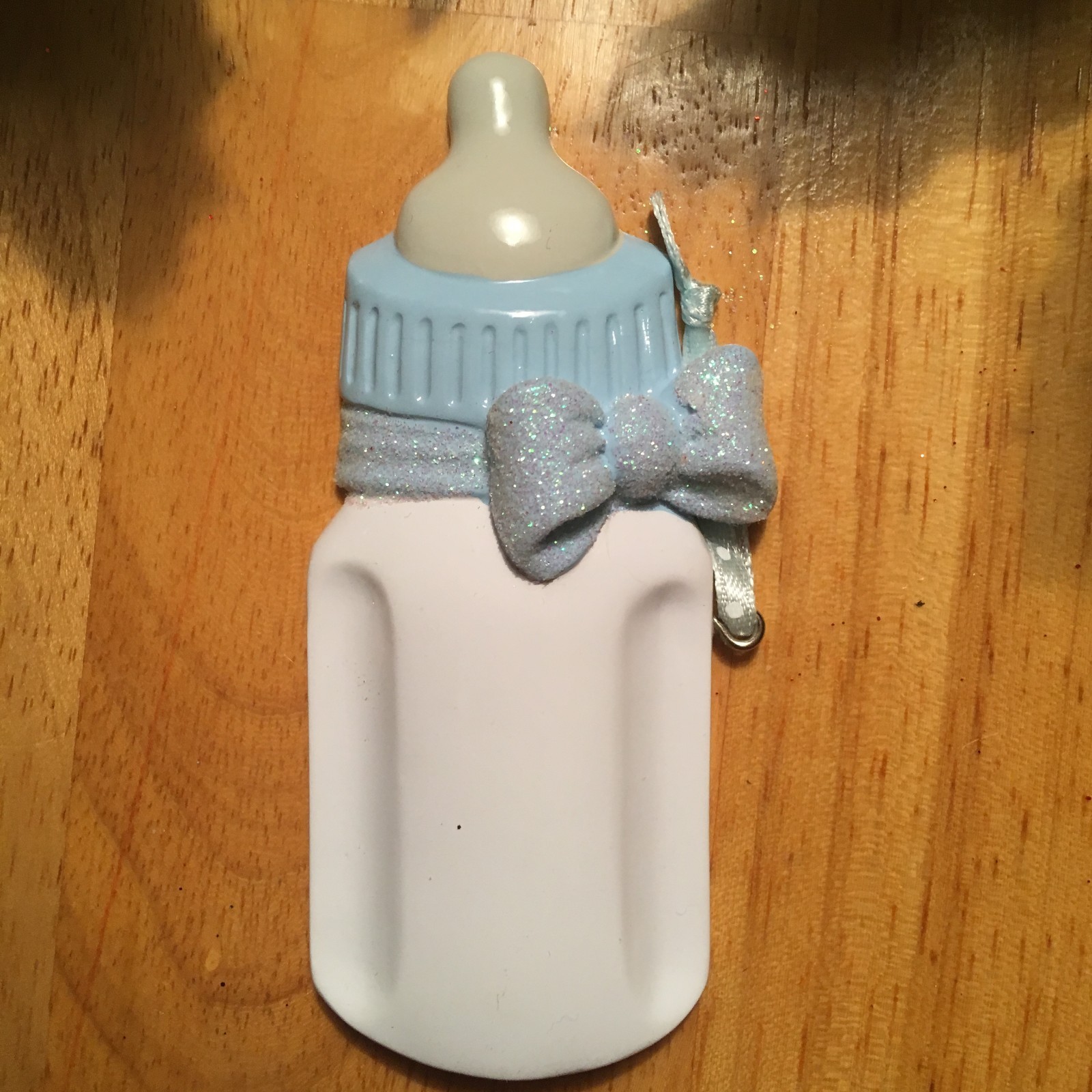 Baby Boy Bottle POLAR X Personalizable Christmas Tree Ornament Free Shipping!
