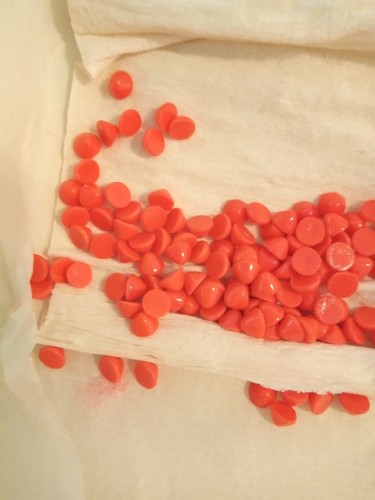 création ou autre vintage + de 1500 cônes en verre 6mm cabochons rouge/orangé - Picture 2 of 4