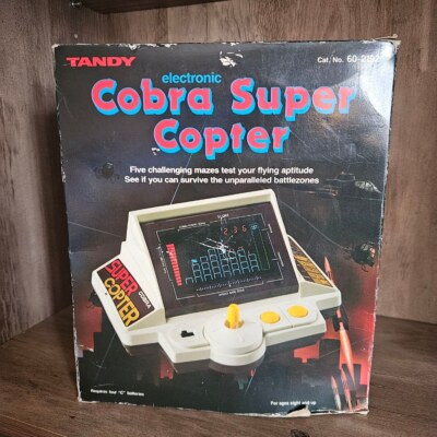 Vintage Tandy Electronic Cobra Super Copter Game Radioshack | eBay