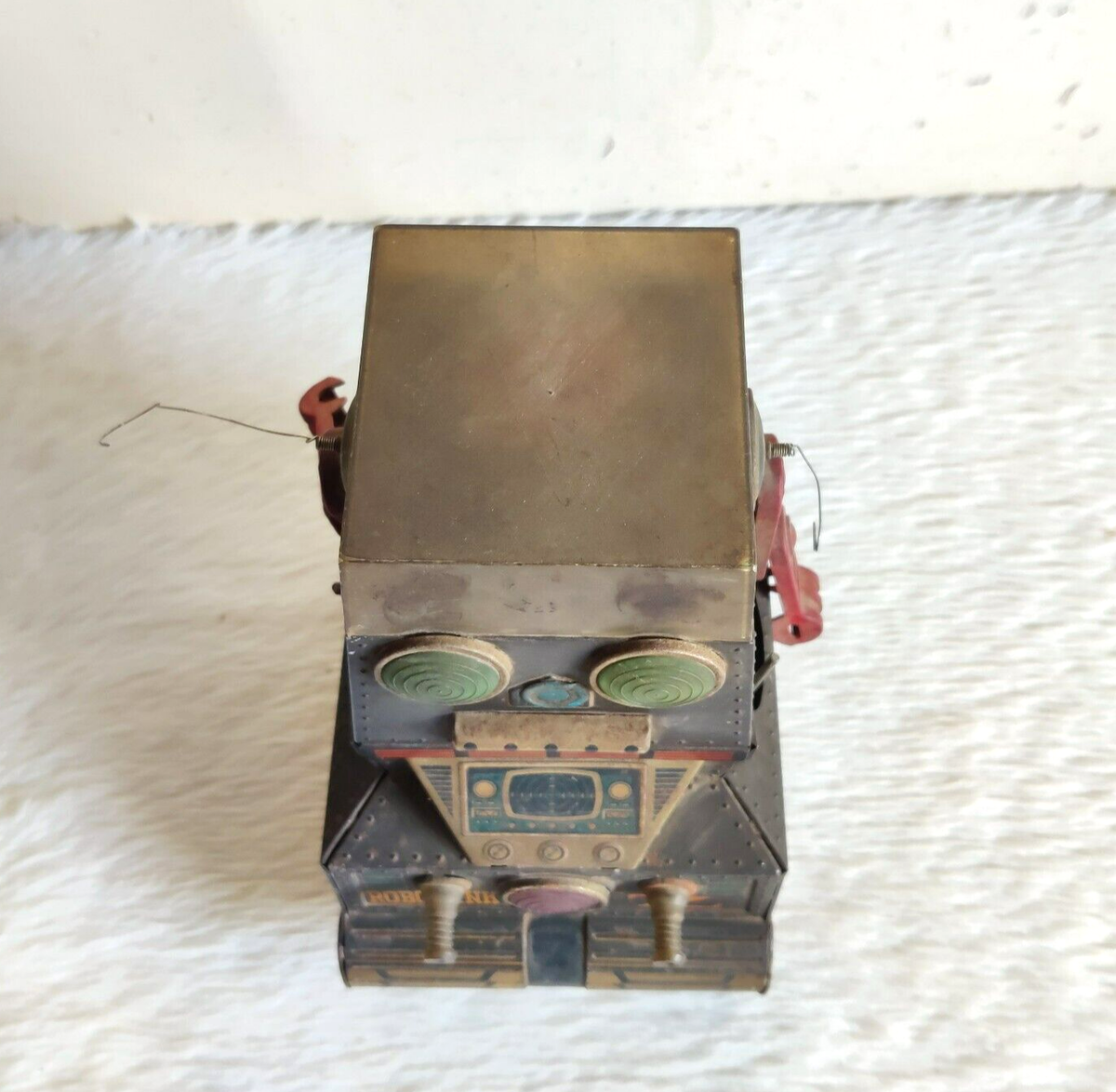 1960s Vintage ROBOTANK-Z Battery Operated Tin Toy Japan Old 1960s Vintage ROBOTANK-Z Battery Operated Tin Toy Japan Old