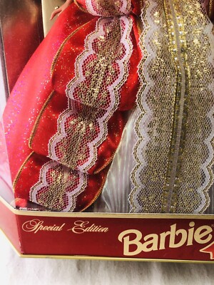 Barbie 1997 Special Edition 10th Anniversary Happy Holidays Doll