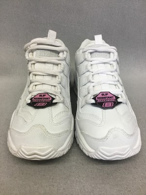 skechers white rubber shoes
