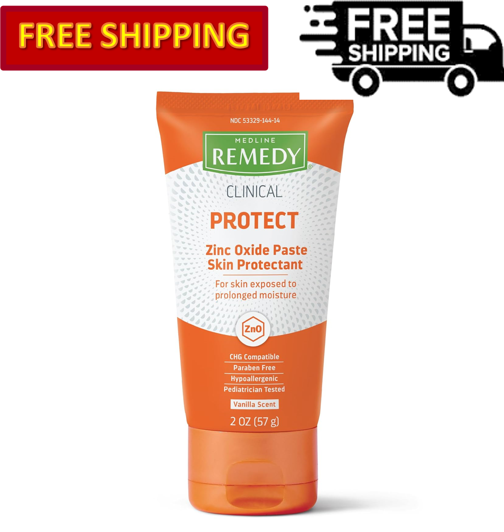 Medline Remedy Phytoplex Z-Guard Skin Protectant Paste, 2 fl oz