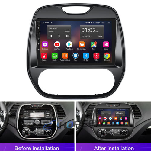 32GB Android 13 Autoradio Mit GPS Navi WIFI SWC Für Renault Captur MK1 2013-2019 - Bild 1 von 14