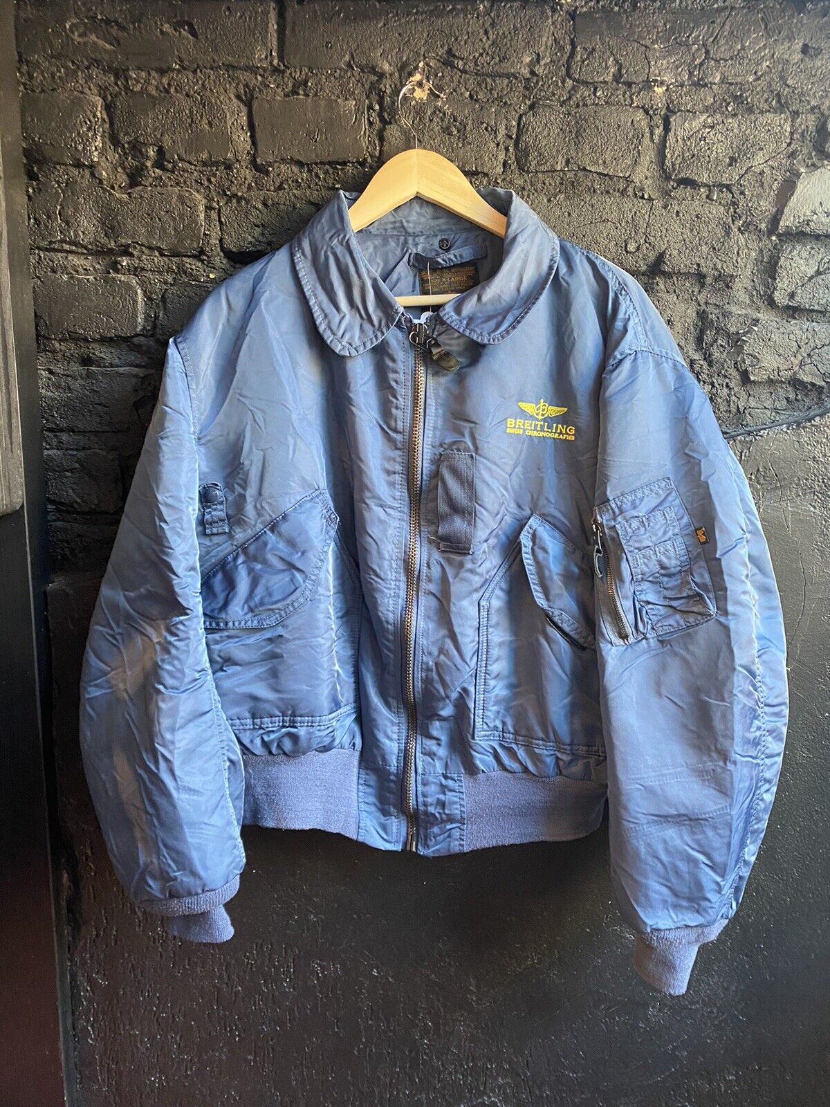 Vintage Alpha Industries x Breitling B type jacket made in USA