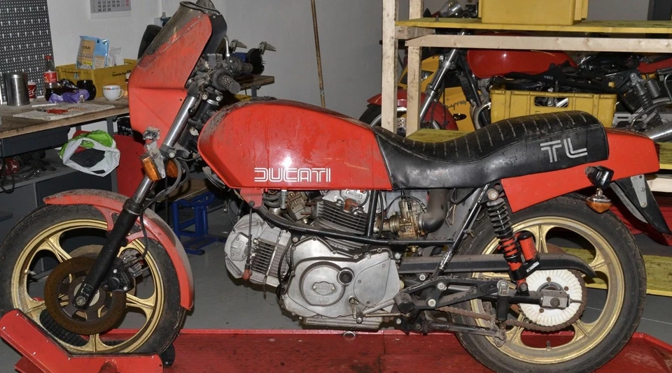 Ducati Pantah 350 XL TL Bj.1983 - Подножка передний левый водитель - Изображение 3 из 3