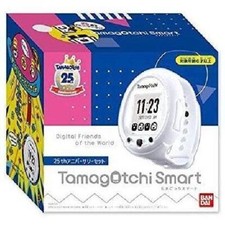 Bandai Tamagotchi Smart 25th Anniversary Set Limited White Color