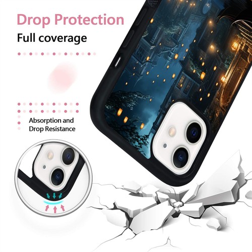 For iPhone 11 12 13 14 Pro Max art Print venice cyberpunk Cover Friendly - Picture 19 of 25