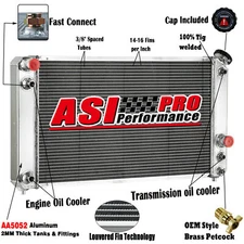 3 Row Radiator For 94-05 Chevy Blazer S10 GMC Sonoma Jimmy Isuzu Oldsmobile 4.3L