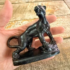 MOLD-A-RAMA BLACK PANTHER Plastic Blow Mold Oklahoma City Zoo Damaged READ