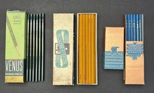 VTG Mixed Lot Drawing Pencils - Venus /  Koh-I-Noor / Eagle Turquoise READ