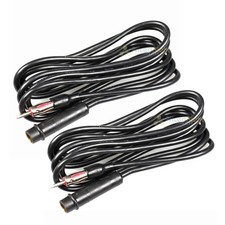 96 Antenna Extension 8 Cord Adapter Cable Male Female Car Audio 2 Pack