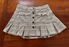 American Eagle Skirt Plaid Pleated Mini Size 4 Preppy Academia Schoolgirl Y2K
