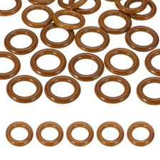 55mm Natural Wooden Rings, 30 Pack Wood Ring Round Linking Rings, Light Khaki