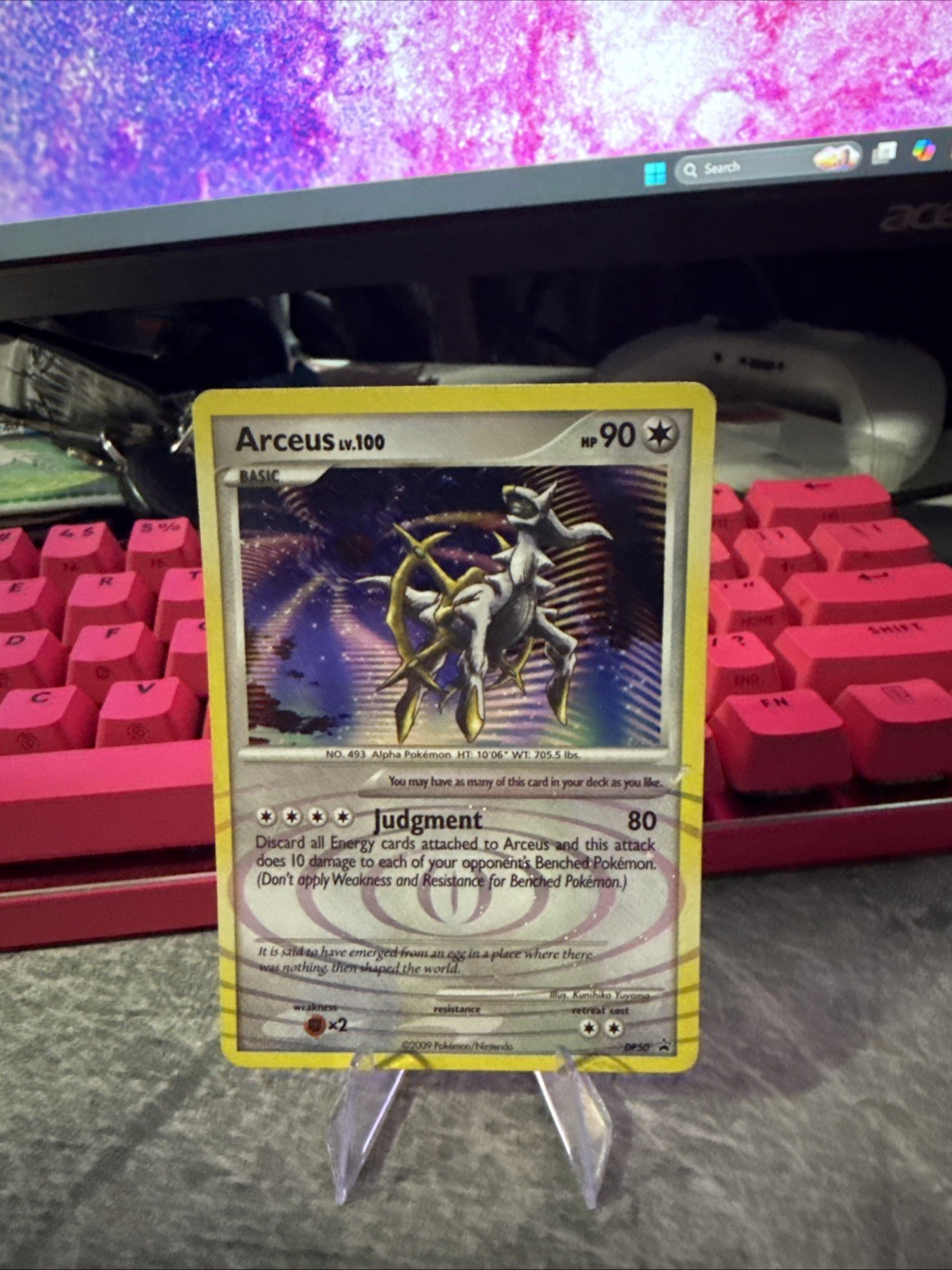 Pokémon TCG Arceus DP Black Star Promotional Holo Card DP50