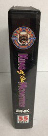 King of the Monsters NEO GEO AES Case & Game US VERSION Dog Tag NEOGEO Tested