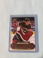 Shea Theodore TEAM CANADA 2015-16 Upper Deck UD Canvas Program Of Excellence