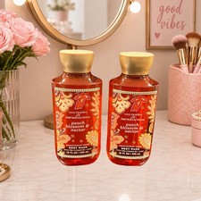 NEW Bath Body Vera Bradley Peach Blossom Nectar Body Wash 2PK