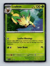 Leafeon 170 Pokemon Prismatic Evolutions Black Star Promo Cosmos Holo Card NM+ a