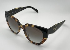 New Prada Women's Sunglasses PR14WS 01M-0A7 Tortoise Black Gray 53mm
