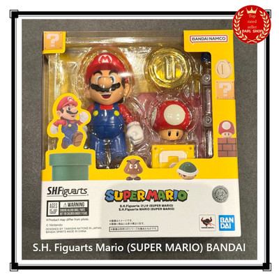 BANDAI New SUPER MARIO BROS. ソフビ S.H. Figuarts Mario (SUPER MARIO) BANDAI Japan NEW Boxed 2026
