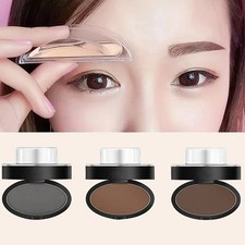 Eyebrow Stamp Kit Brow Shaping Powder Palette Waterproof Smudge Proof Makeup UK.