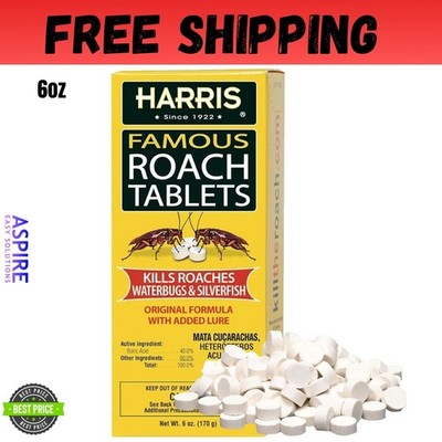 Harris Roach Tablets, Boric Acid Roach and Insects Killer with Lure, Alternative