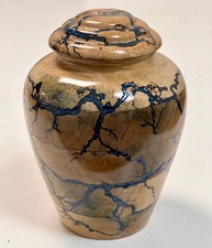 Cremation Urn for Human Ashes Adult Male or Female, Wooden Urn, Hand Carved