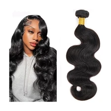 Human Hair Bundles Body Wave Hair Bundles 14 Inch 100% Unprocessed ... Fast Ship