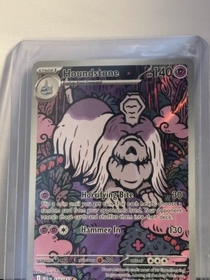 Houndstone 145/132 Illustration Rare Full Art Pokemon TCG Mega Evolution MEG NM