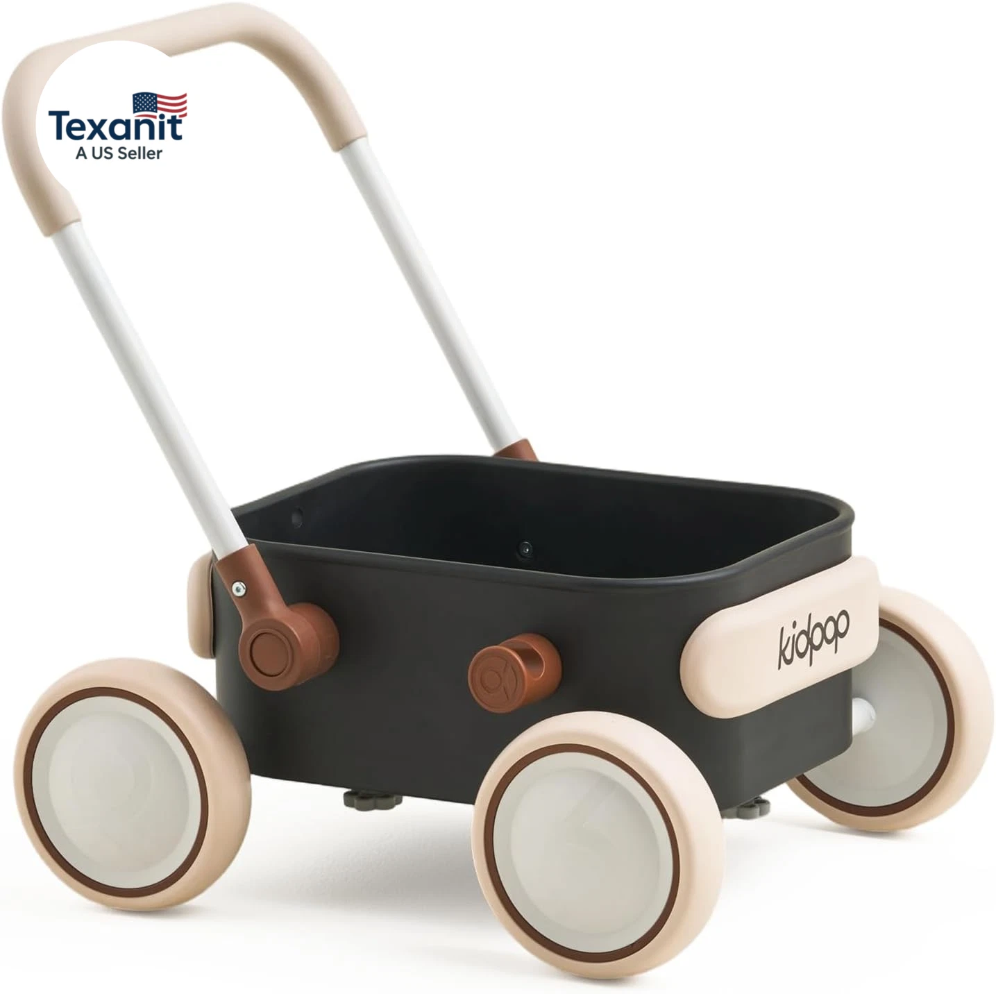 PULA Baby Push Walker with Wheels Toddler Wagon for First Learner Baby Toys 6-12