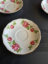Colclough Royal Vale Rose Pattern Saucer Vintage Bone China