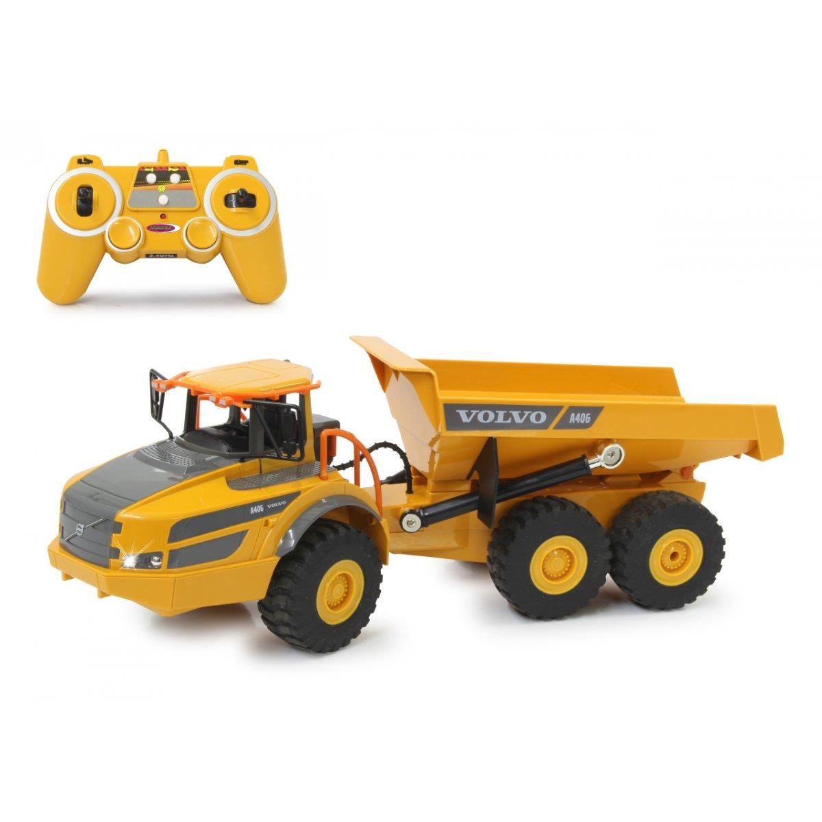 Véhicule radiocommandé Volvo A40 G Jamara pour jouer au chantier dans le jardin