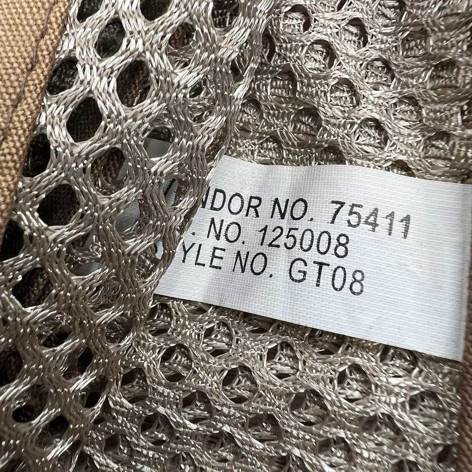 Beretta Shooting Vest Mens Large Mesh Leather Brown Clays Shell Pocket Fish - Image 4 of 4