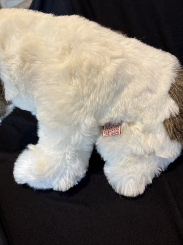 Vintage Avanti Applause 1983 Plush Dog, Terrier, White & Brown, Sitting, 16” - Picture 3 of 13