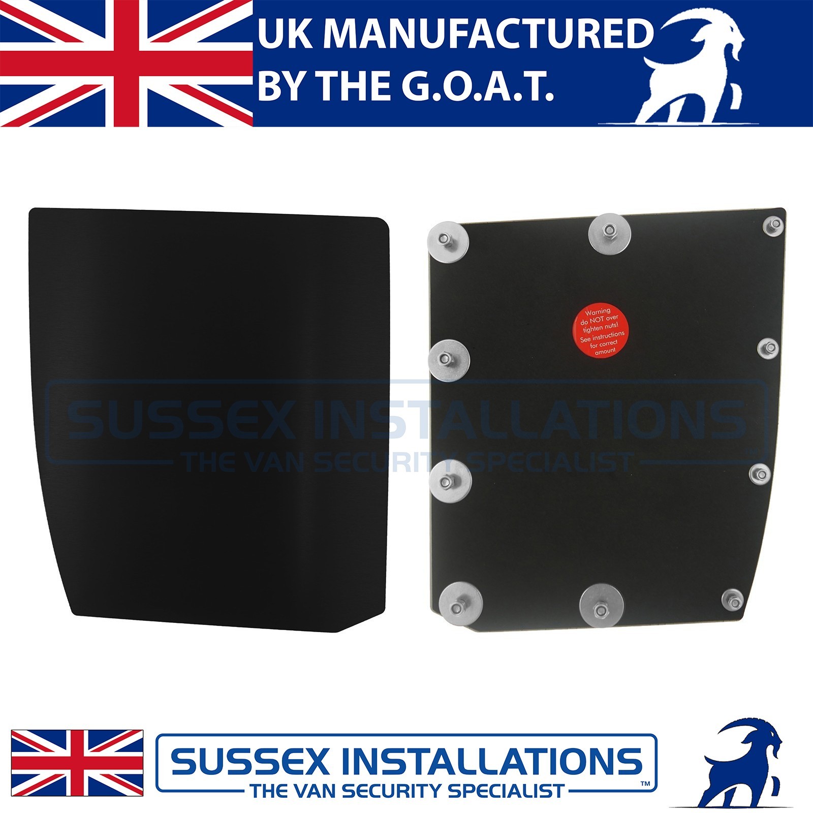 For Peugeot Partner (2018-Onwards) Load Door Security, Repair Shield, Plate
