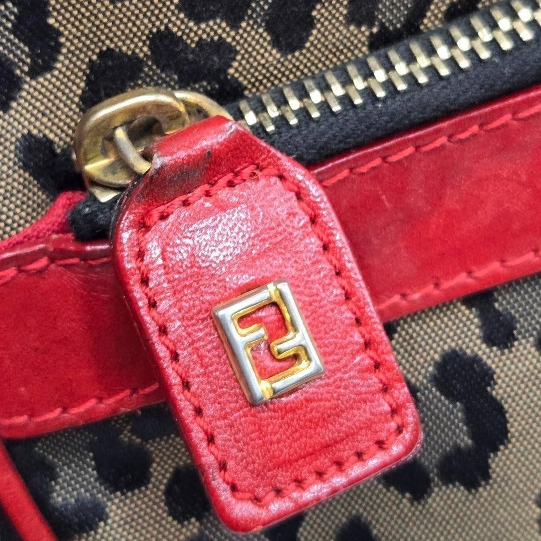 FENDI Bag   Handbag Leopard Pattern FF Hardware L… - image 15