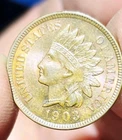 1903 P Indian Head Cent, Colorfull