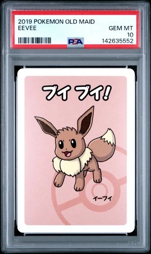2019 POKEMON OLD MAID EEVEE PSA 10