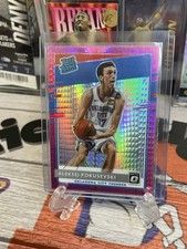 2020-21 Panini Donruss Optic Rated Rookie Aleksej Pokusevski Pink Hyper #167 RC