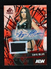 2025 SP Game Used AEW Auto Relic 29/35 Skye Blue #43
