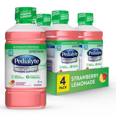 Pedialyte AdvancedCare Electrolyte Solution with PreActiv Prebiotics, Hydrati...