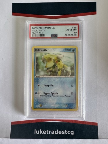 Relicanth graded PSA 10 for sale on eBay