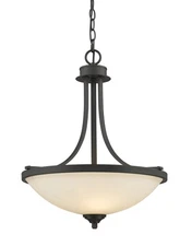 Z-Lite - Bordeaux - 3 Light Pendant in Metropolitan Style - 17.13 Inches Wide by