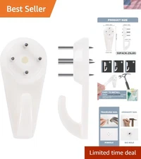 Picture Hangers Kit 50 Pieces Heavy Duty Hooks for Walls Max 25LBS