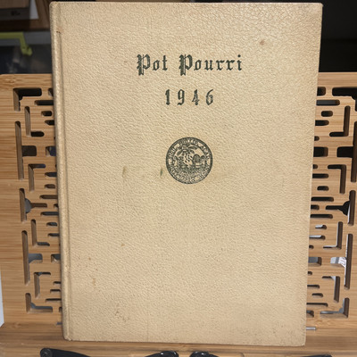 1946 Phillips Academy Andover Massachusetts Pot Pourri Yearbook Prep School